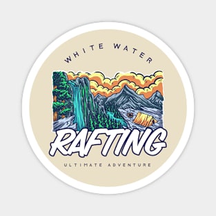 White Water Rafting Magnet